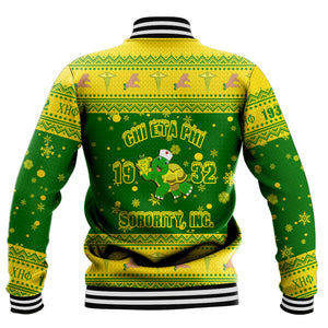 Chi Eta Phi Christmas Baseball Jackets A31 | Africa Zone