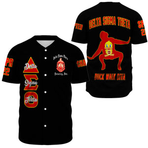 Delta Sigma Theta Duck Walk Diva Baseball Jerseys A31 | Getteestore.com