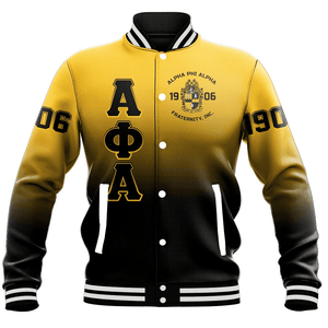 Alpha Phi Alpha Gradient Baseball Jackets | Africazone.store