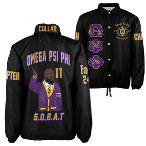 (Custom) AfricaZone Jacket - Omega Psi Phi Fraternity Crossing Jacket A31 | Africazone.store