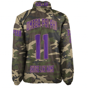 (Custom) AfricaZone Jacket - Omega Psi Phi Camouflage Crossing Jacket A31 | Africazone.store