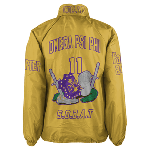 (Custom) AfricaZone Jacket - Omega Psi Phi Fraternity Knight Crossing Jacket A311 | Africazone.store