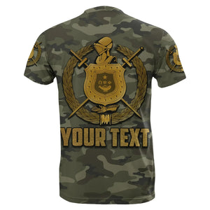 Africazone T-Shirt - Personalized Omega Psi Phi Army Boots 1911 J5 | Africazone.store