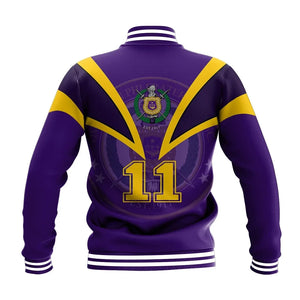 AfricaZone Jacket - Omega Psi Phi - Tusk Style Baseball Jacket J5 | Africazone.store9 | Africazone.store