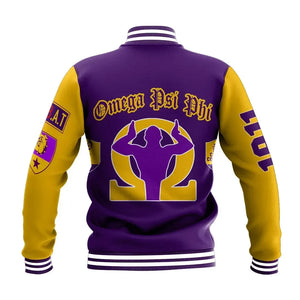 AfricaZone Jacket - Just Love Cooper Cole Man Omega Psi Phi Baseball Jacket J5 | Africazone.store