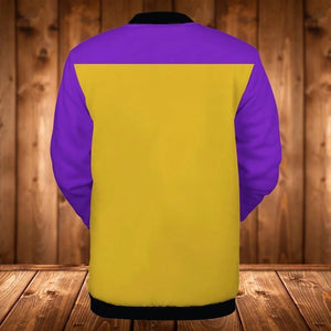AfricaZone Greek Life Jacket - Simple Omega Psi Phi Baseball Jacket J5 | Africazone.store