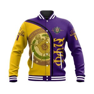 AfricaZone Jacket - Personalised Omega Psi Phi In My Heart Baseball Jacket J5 | Africazone.store9 | Africazone.store