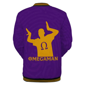 AfricaZone Jacket - Omega Psi Phi In My DNA Baseball Jacket J5 | Africazone.store