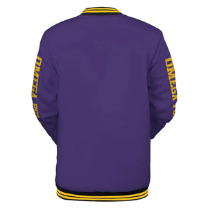 AfricaZone Jacket - Omega Psi Phi Ques Frat Baseball Jacket J5 | Africazone.store