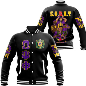 AfricaZone Clothing - Omega Psi Phi Fraternity Baseball Jackets A31 | Africazone.store