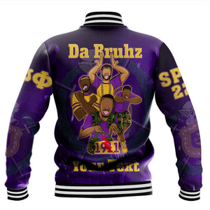 (Custom) AfricaZone Clothing - Straight Outta Omega Psi Phi Baseball Jackets A31 | Africazone.store