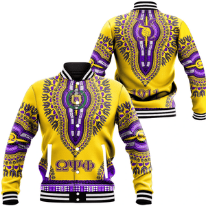 AfricaZone Jacket - Omega Psi Phi Dashiki Baseball Jackets A31 | Africazone.store