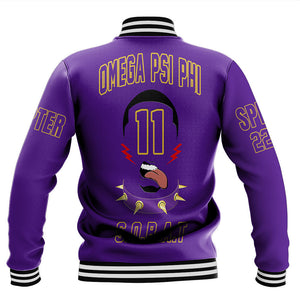 (Custom) AfricaZone Clothing - Omega Psi Phi Que Man Baseball Jackets A31 | Africazone.store