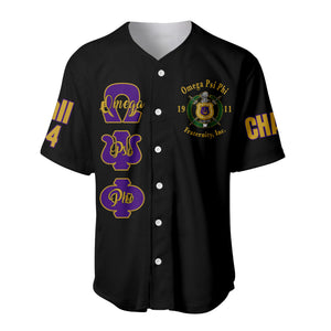 (Custom) Africazone Baseball Jersey - Omega Psi Phi Que Man A31 | Africazone.store