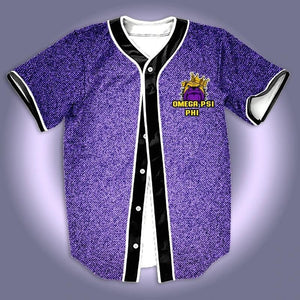 Africazone Baseball Jersey - Muscle Bull Dog Omega Psi Phi J5 | Africazone.store