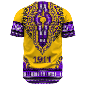 Africazone Baseball Jersey - Omega Psi Phi Dashiki A31 | Africazone.store