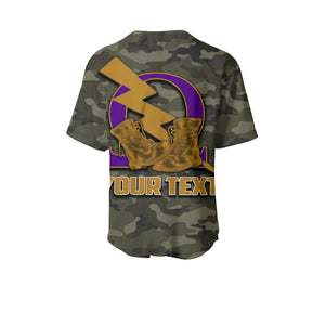 Africazone Baseball Jersey - Personalised Omega Psi Phi Army Style J5 | Africazone.store