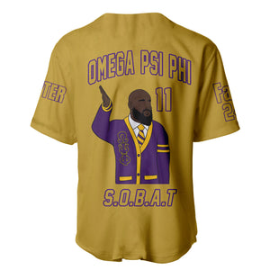 (Custom) Africazone Baseball Jersey - Omega Psi Phi Fraternity A31 | Africazone.store