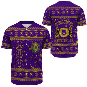 Africazone Baseball Jersey - Omega Psi Phi Christmas A31 | Africazone.store