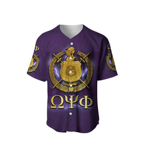 Africazone Baseball Jersey - Personalised Omega Psi Phi Bulldog Crown Psi Hand Sign Army Boots J5 | Africazone.store
