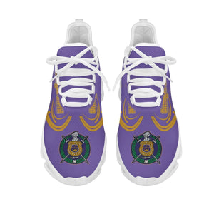 Africazone Shoes - Omega Psi Phi Baseball Style Clunky Sneakers J5 | Africazone.store