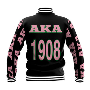 AKA Sorority Baseball Jacket