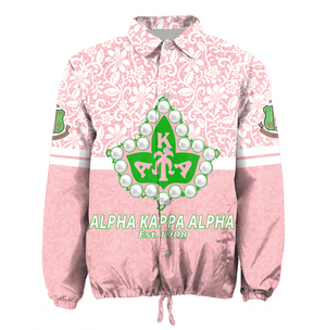 Africa Zone Greek Life Clothing - AKA Sorority Flower Lace Crossing Jacket A31