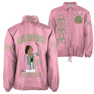 (Custom) Africa Zone Greek Life Clothing - AKA Sorority Crossing Jacket A31