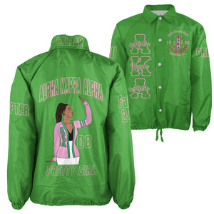 (Custom) Africa Zone Greek Life Clothing - AKA Sorority Crossing Jacket A31
