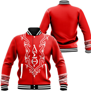 Africa Zone Greek Life Clothing - Delta Sigma Theta Sorority Hye Won Hye Dashiki Baseball Jackets A31