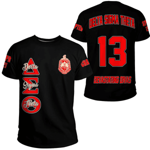 (Custom) Africa Zone Greek Life Clothing - Delta Sigma Theta Sorority T-shirt A31