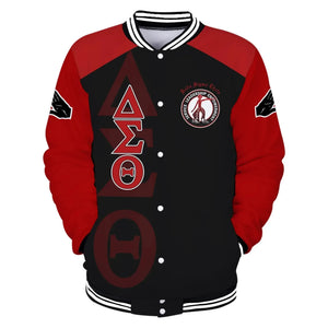 Africa Zone Greek Life Clothing - Delta Sigma Theta Sorority In Mah Heart Baseball Jacket J5