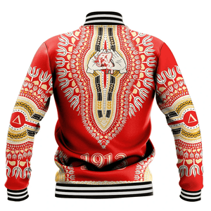 Africa Zone Greek Life Clothing - Delta Sigma Theta Sorority Dashiki Baseball Jackets A31