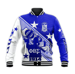 Personalised Phi Beta Sigma Crest Style Baseball Jacket