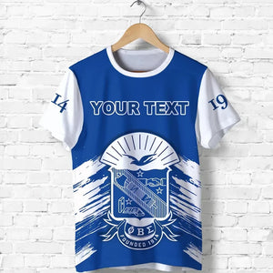 Personalized Phi Beta Sigma Blue Gomab T-shirt