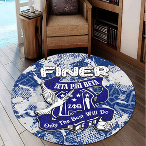 Africa Zone Round Carpet - Zeta Phi Beta Sport Style Round Carpet | africazone.store