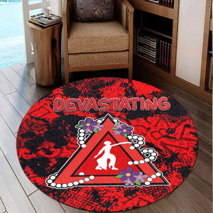 Africa Zone Round Carpet - Delta Sigma Theta Sport Style Round Carpet | africazone.store