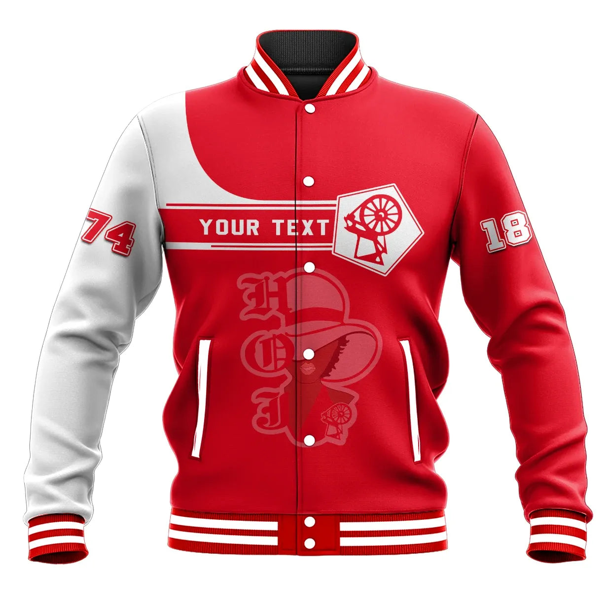 Personalised Heroines Of Jericho Baseball Jacket - Simple Style