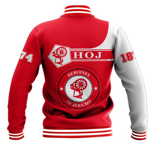 Personalised Heroines Of Jericho Baseball Jacket
