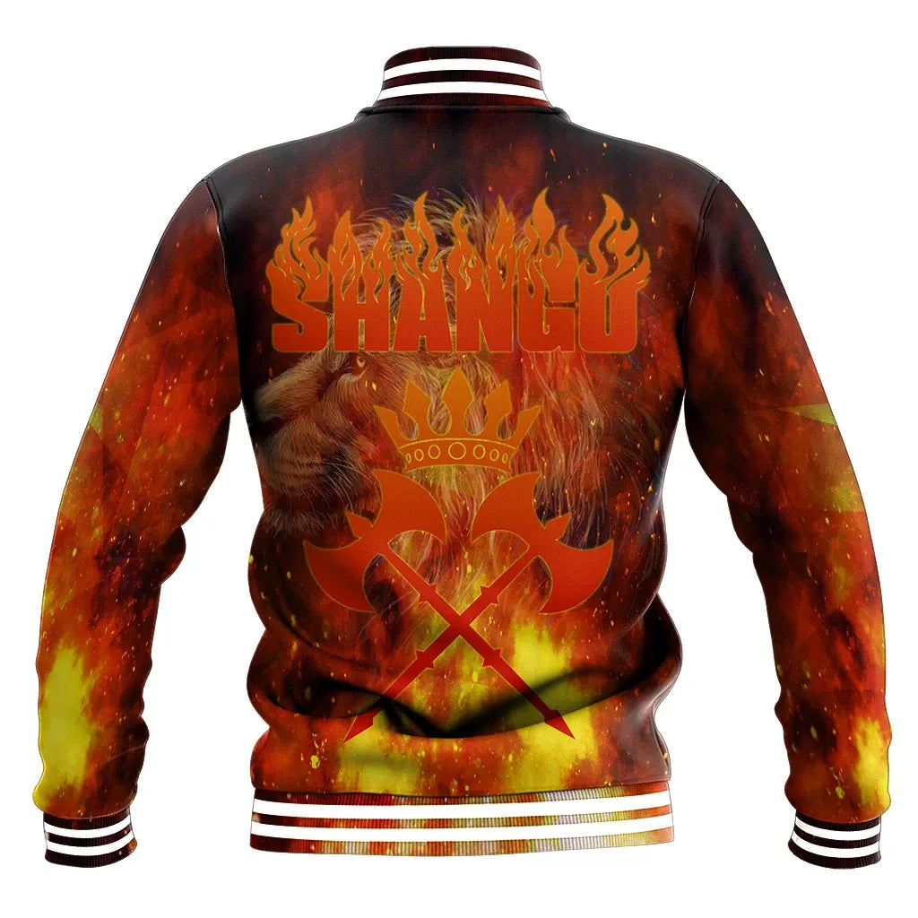 Shango Lion Baseball Jacket - Orisha