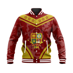 Phi Rho Eta Camouflage Baseball Jacket | Africazone.store