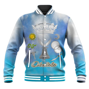 Orisha Obatala Symbol Baseball Jacket