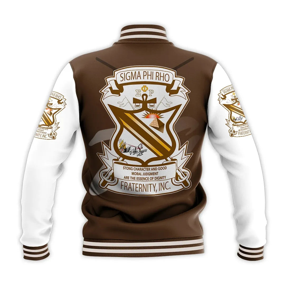 Africa Zone Jacket - Sigma Phi Rho Baseball Jacket Drinking Style