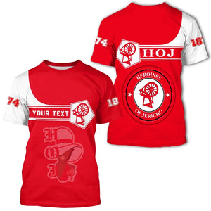 Personalised Heroines Of Jericho T-shirt - Simple Style