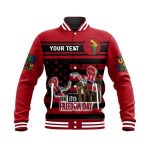 Personalised Juneteenth Since 1865 Baseball Jacket | Africazone.store