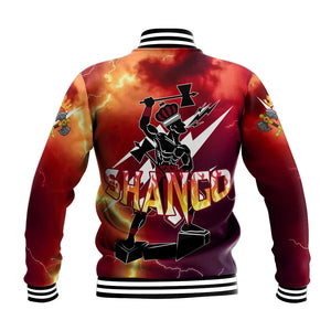 Orisha Shango Thunder Yoruba Baseball Jacket