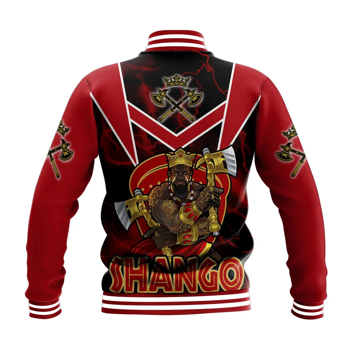 Thuder Orisha Shango Baseball Jacket