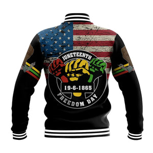 Juneteenth Freedom Day Baseball Jacket