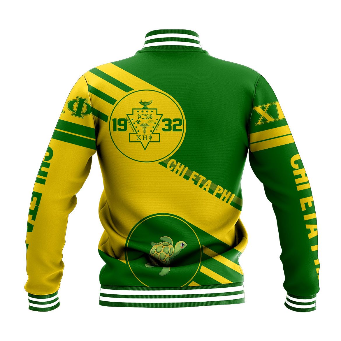 Chi Eta Phi Swift Balls Baseball Jacket