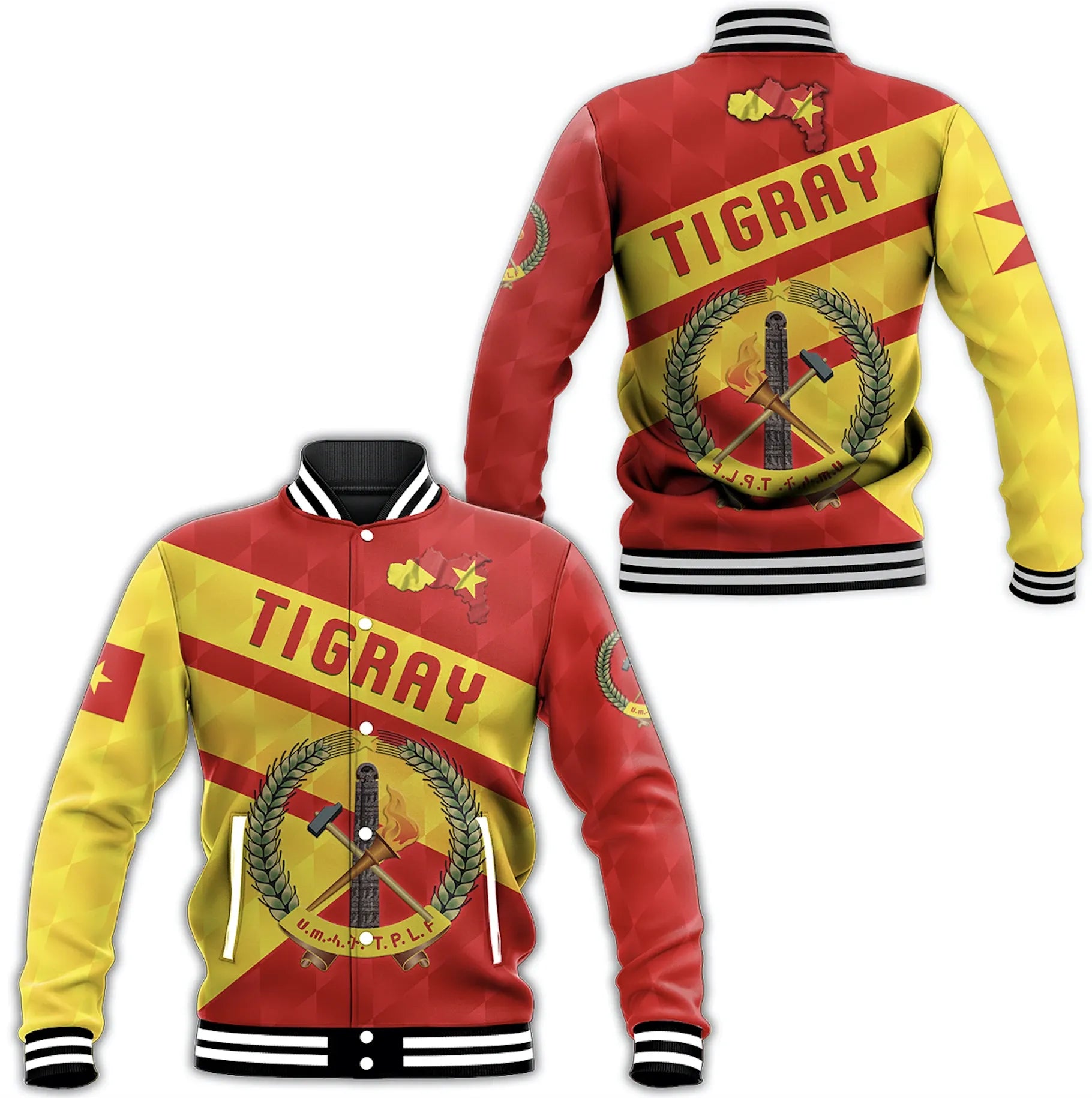 Tigray Sporty Style Baseball Jacket